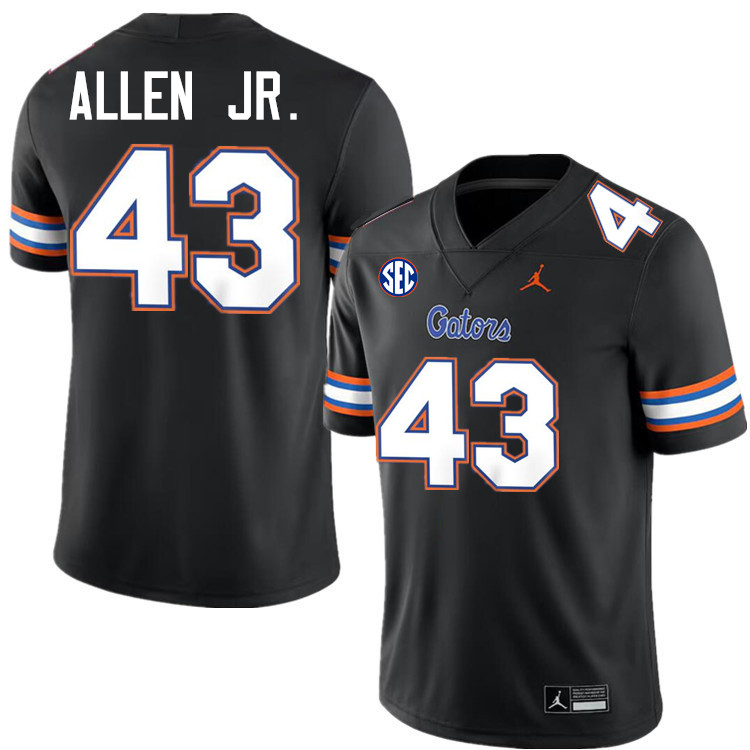#43 Alfonzo Allen Jr. Gators Jersey,Florida Gators College Football Jerseys Stitched-Black  #43 Alfonzo Allen Jr. Gators Jersey,Florida Gators College Football Jerseys Stitched-Black